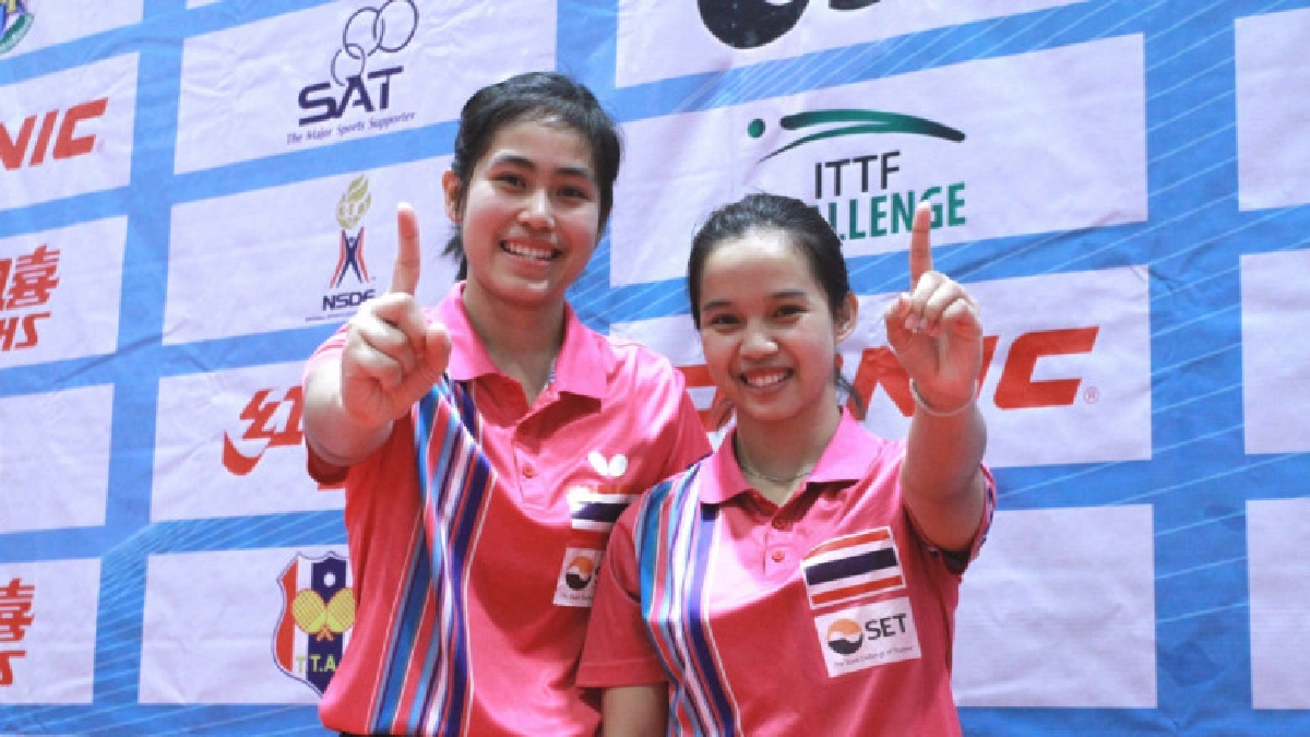 คู่นักปิงปองสาวไทยรั้งอันดับ 18 โลก คู่นักปิงปองสาวไทยรั้งอันดับ 18 โลก