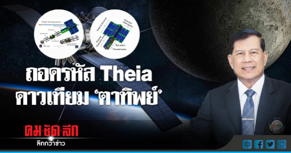 ถอดรหัส Theia ดาวเทียม "ตาทิพย์" แค่ชวน "ไทย" ไปศึกษา ถอดรหัส Theia ดาวเทียม "ตาทิพย์" แค่ชวน "ไทย" ไปศึกษา