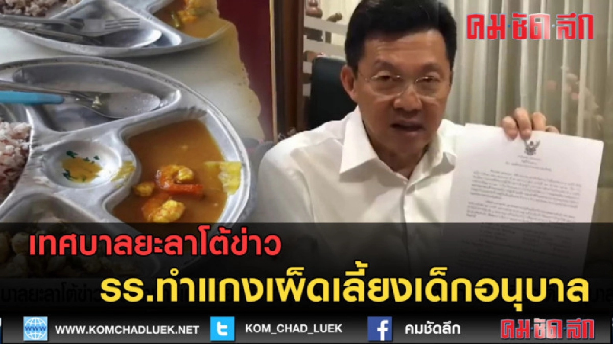 (คลิปข่าว) เทศบาลยะลาโต้ข่าว รร.ทำแกงเผ็ดเลี้ยงเด็กอนุบาล (คลิปข่าว) เทศบาลยะลาโต้ข่าว รร.ทำแกงเผ็ดเลี้ยงเด็กอนุบาล