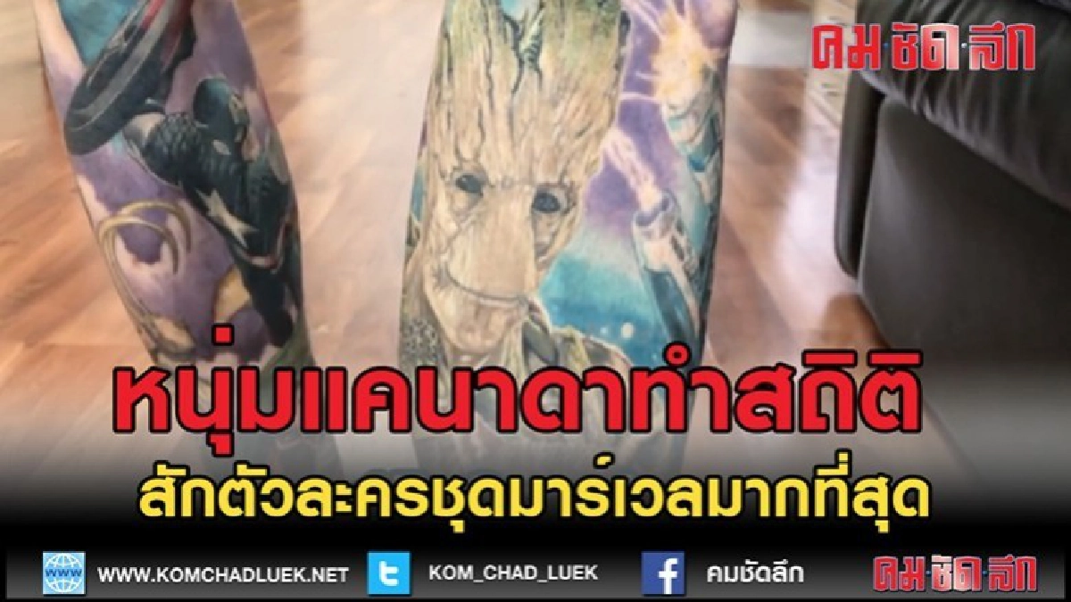(คลิปข่าว)หนุ่มแคนาดาทำสถิติ! สักตัวละครชุดมาร์เวลมากที่สุด (คลิปข่าว)หนุ่มแคนาดาทำสถิติ! สักตัวละครชุดมาร์เวลมากที่สุด