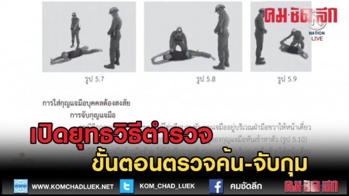  (คลิปข่าว) เปิดยุทธวิธีตำรวจ ขั้นตอนตรวจค้น-จับกุม