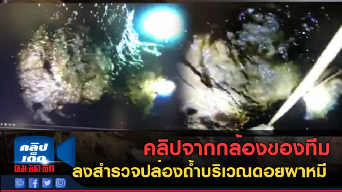 (คลิปข่าว) คลิปจากกล้องของทีมลงสำรวจปล่องถ้ำบริเวณดอยผาหมี (คลิปข่าว) คลิปจากกล้องของทีมลงสำรวจปล่องถ้ำบริเวณดอยผาหมี