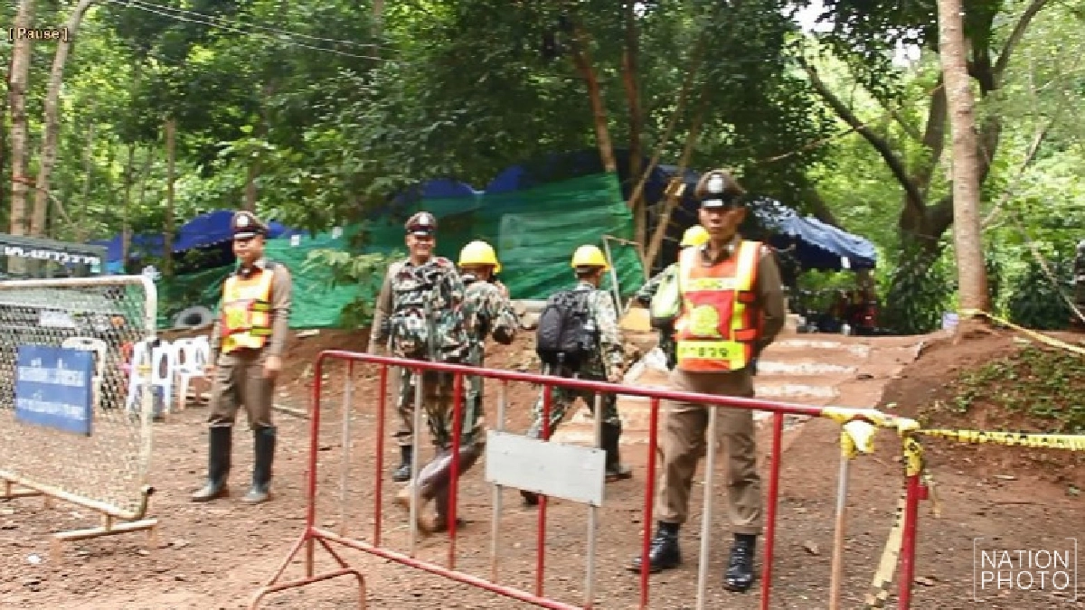 เพิ่มระดับความเข้มงวดเข้า-ออกถ้ำหลวง เพิ่มระดับความเข้มงวดเข้า-ออกถ้ำหลวง