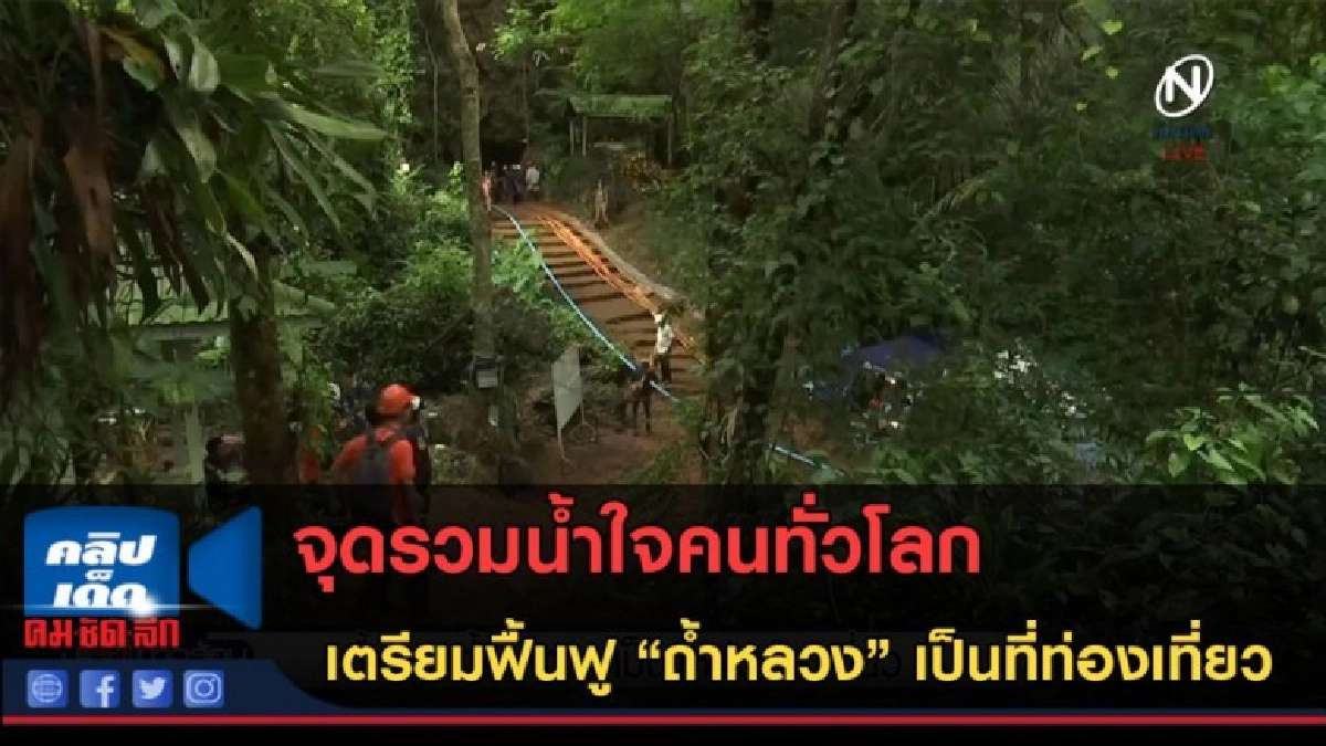 (คลิปข่าว) เตรียมฟื้นฟู "ถ้ำหลวง" เป็นแหล่งท่องเที่ยว (คลิปข่าว) เตรียมฟื้นฟู "ถ้ำหลวง" เป็นแหล่งท่องเที่ยว