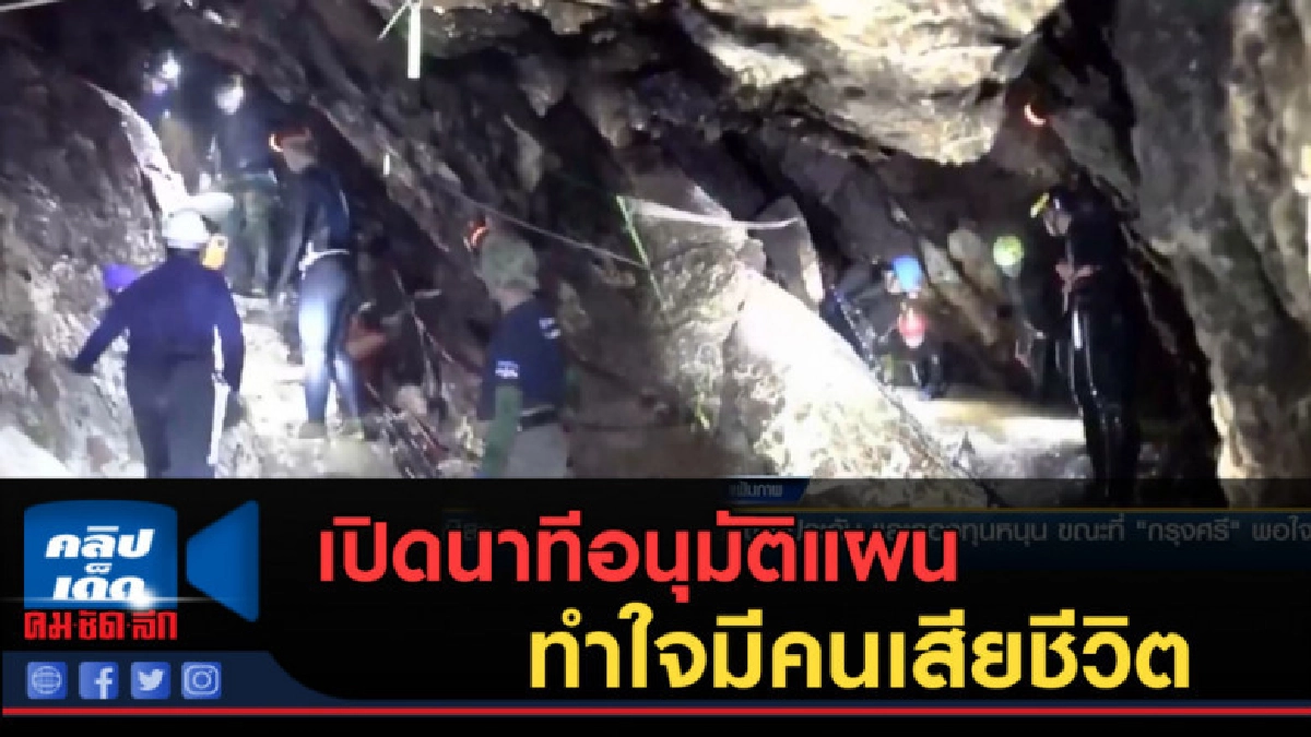 (คลิปข่าว) เปิดนาทีอนุมัติแผนช่วย "หมูป่า" ทำใจมีคนเสียชีวิต (คลิปข่าว) เปิดนาทีอนุมัติแผนช่วย "หมูป่า" ทำใจมีคนเสียชีวิต
