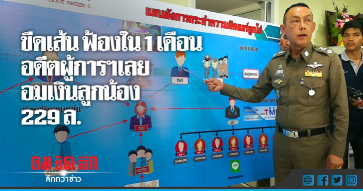 ตร.ภ.4ขีดเส้นส่งฟ้องใน1 ด. อดีตผู้การฯเลย อมเงินลูกน้อง229 ล