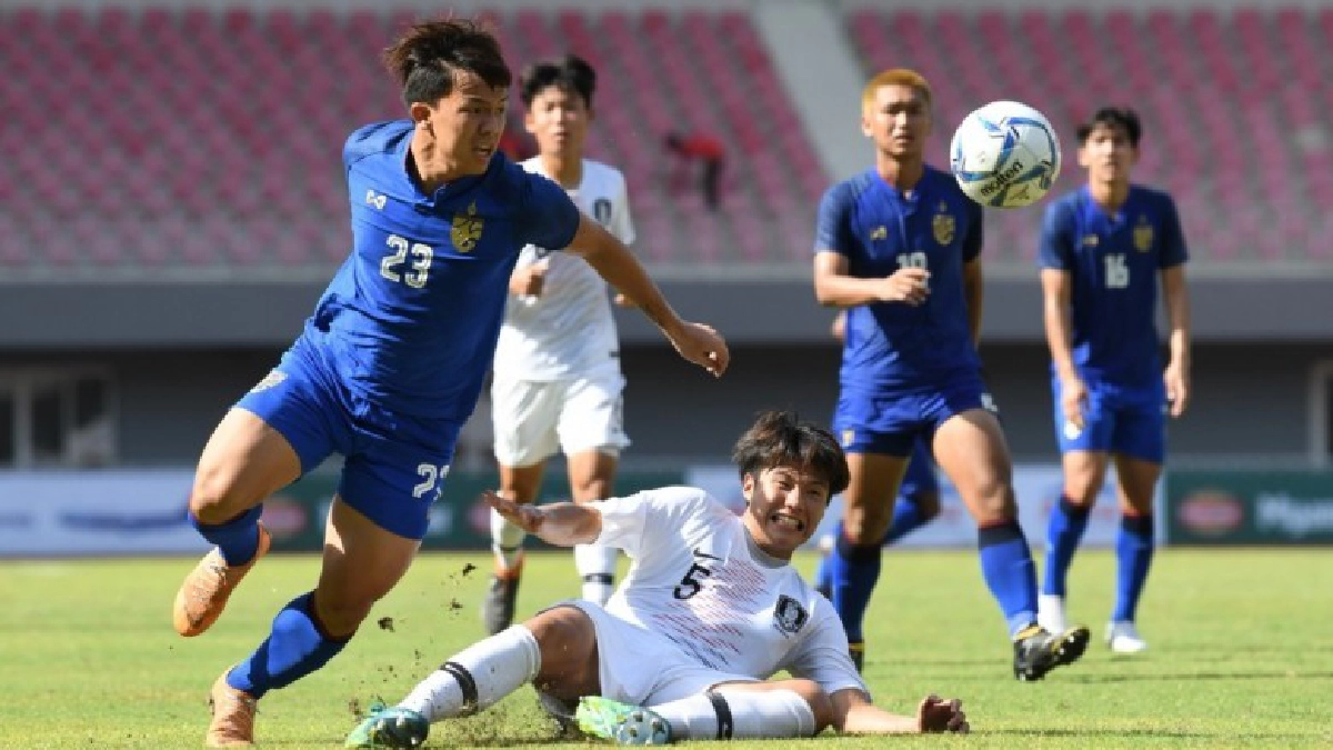 "ช้างศึกปรีโอลิมปิก" ยังไม่ฟื้น โสมขาว อัด 4-2 "ช้างศึกปรีโอลิมปิก" ยังไม่ฟื้น โสมขาว อัด 4-2