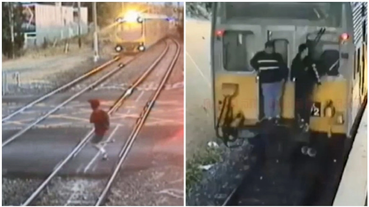 ท้าทายมัจจุราช!โจ๋ออสซี่ตัดหน้ารถไฟ-แอบเกาะท้ายขบวน