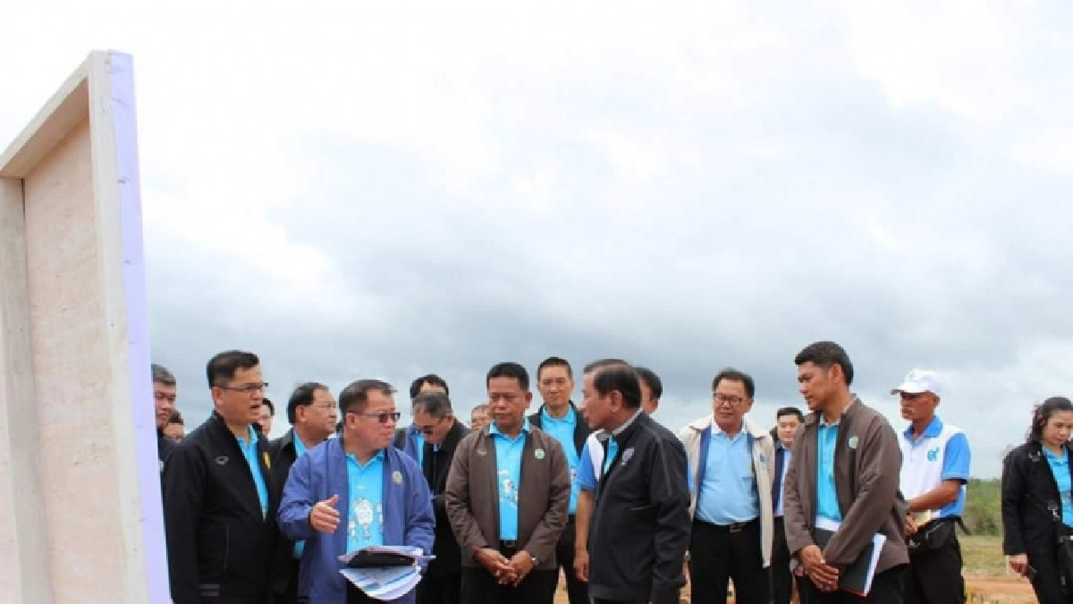 "บิ๊กฉัตร" รุดตรวจสอบสถานการณ์น้ำเขื่อนขุนด่านฯ