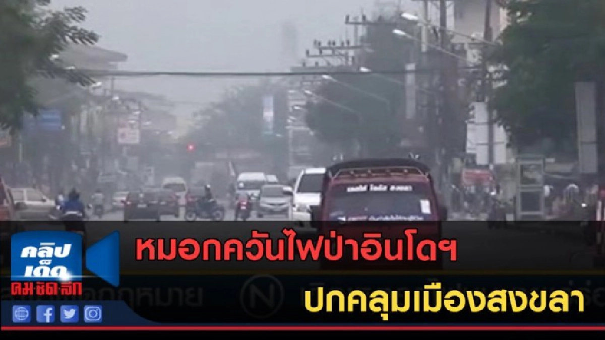 (คลิปข่าว) หมอกควันไฟป่าอินโดฯ ปกคลุมเมืองสงขลา (คลิปข่าว) หมอกควันไฟป่าอินโดฯ ปกคลุมเมืองสงขลา