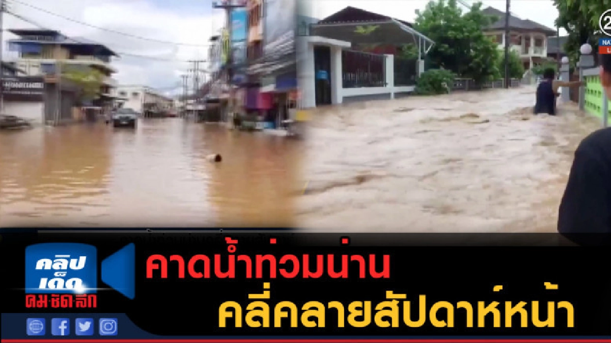 (คลิปข่าว) คาดน้ำท่วมน่าน คลี่คลายสัปดาห์หน้า (คลิปข่าว) คาดน้ำท่วมน่าน คลี่คลายสัปดาห์หน้า