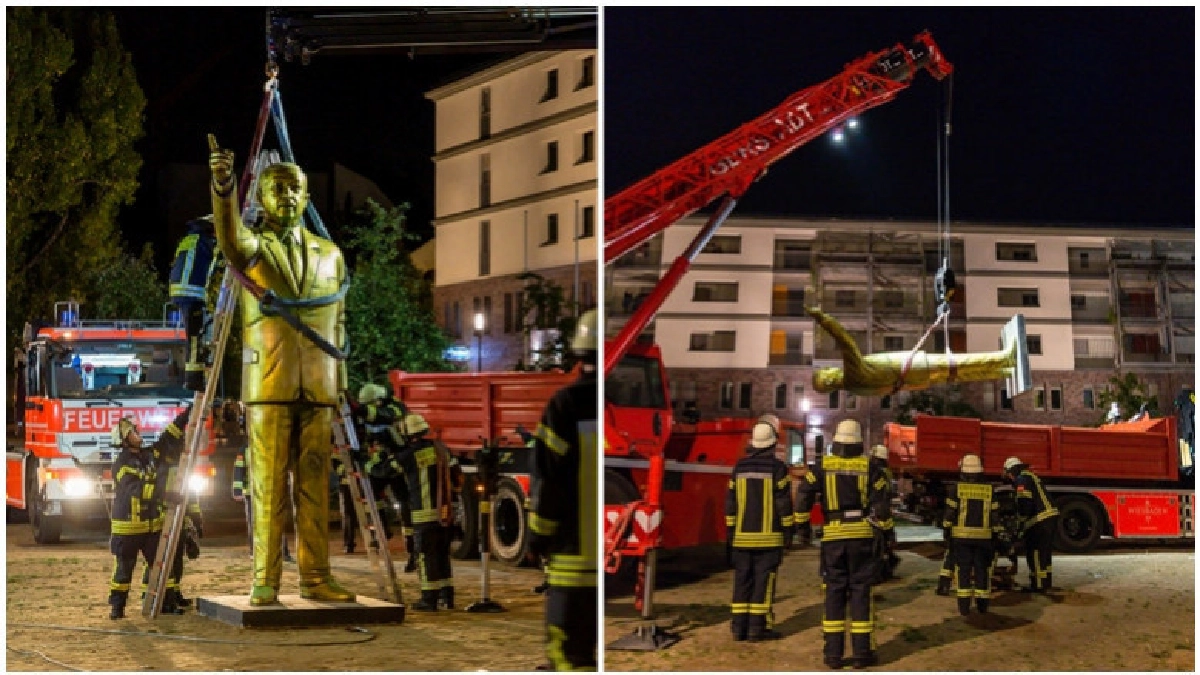 เยอรมนีย้ายรูปปั้น"แอร์ดวน"หวั่นเอาไม่อยู่กองเชียร์-ฝ่ายค้าน