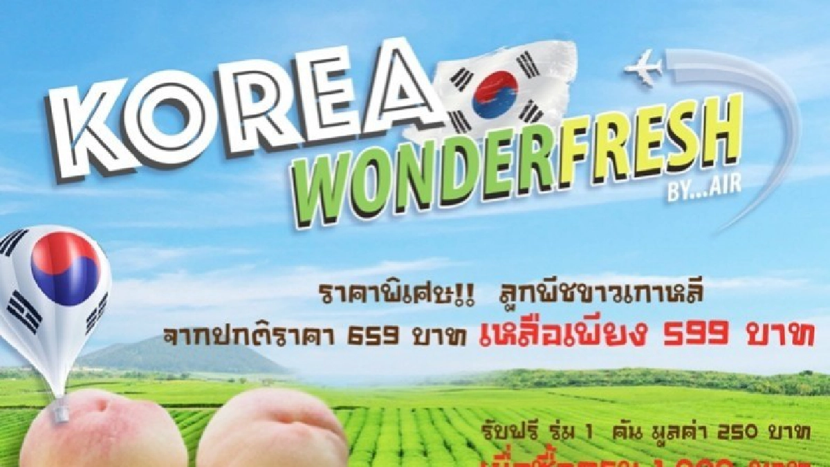 สิ้นสุดการรอคอย..."ลูกพีชขาวเกาหลี" สิ้นสุดการรอคอย..."ลูกพีชขาวเกาหลี"