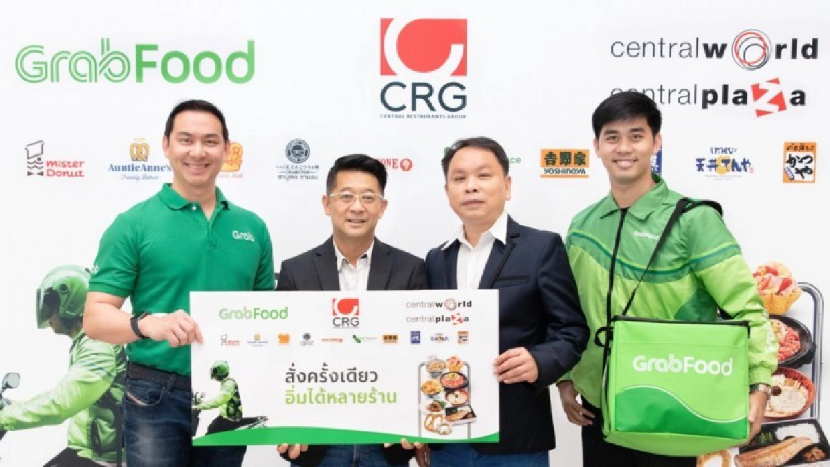 ซีอาร์จีจับมือแกร็บฟู้ด "สั่งครั้งเดียว อิ่มได้หลายร้าน ซีอาร์จีจับมือแกร็บฟู้ด "สั่งครั้งเดียว อิ่มได้หลายร้าน