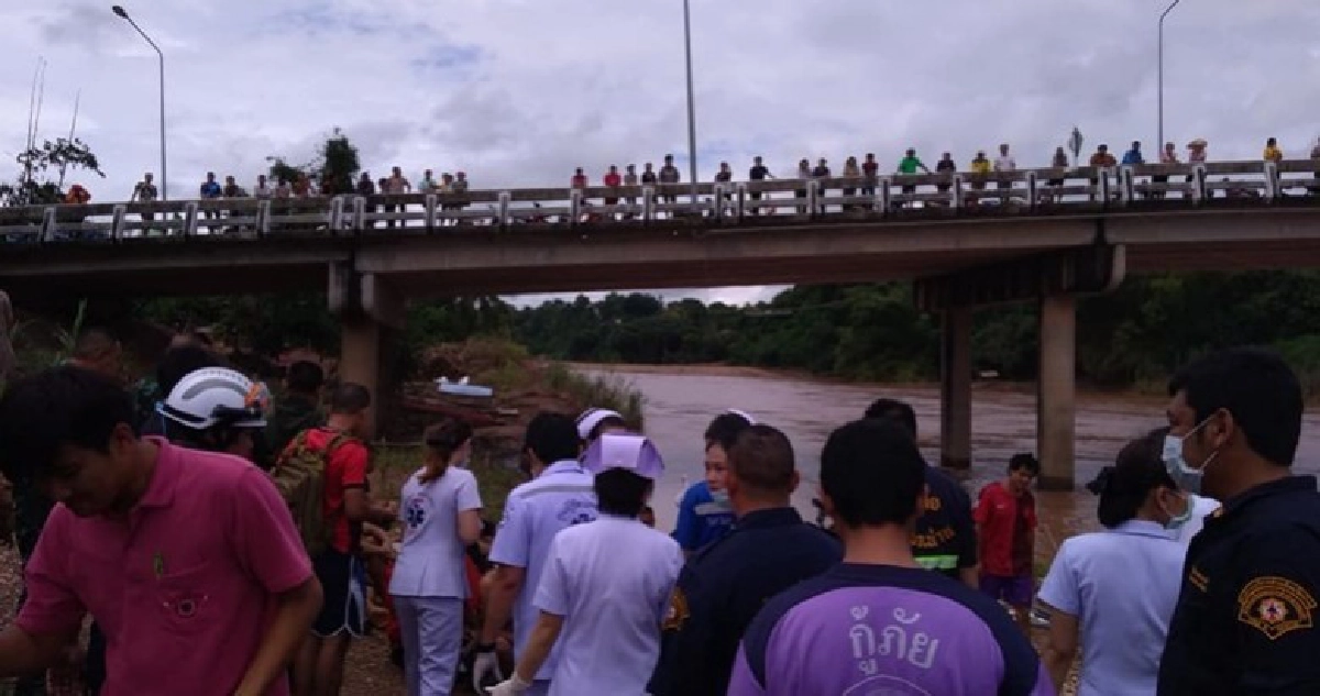 50 ฝีพายทหารซ้อมแข่งเรือชนตอม่อจมหาย 3 นาย