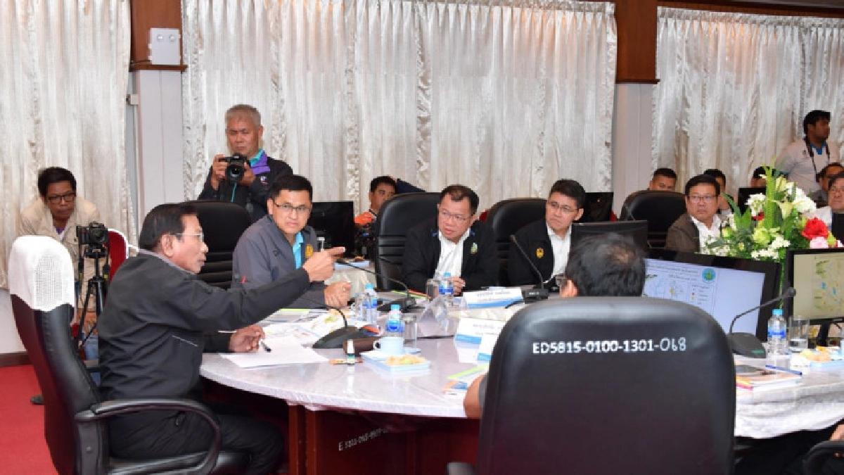 "บิ๊กฉัตร"สั่งปรับแผนบริหารจัดการน้ำลุ่มแม่กลอง