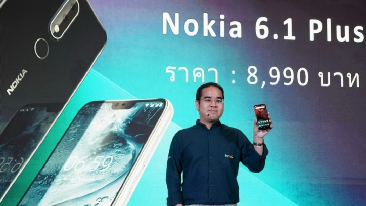 โนเกียเปิดตัว Nokia 6.1 Plus สมาร์ทโฟนจอใหญ่ไร้ขอบ 