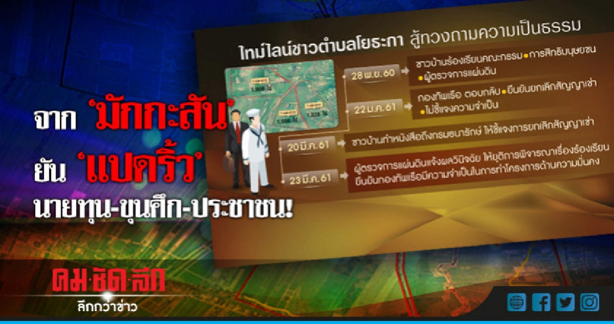 จาก'มักกะสัน' ยัน'แปดริ้ว' นายทุน-ขุนศึก-ประชาชน! จาก'มักกะสัน' ยัน'แปดริ้ว' นายทุน-ขุนศึก-ประชาชน!