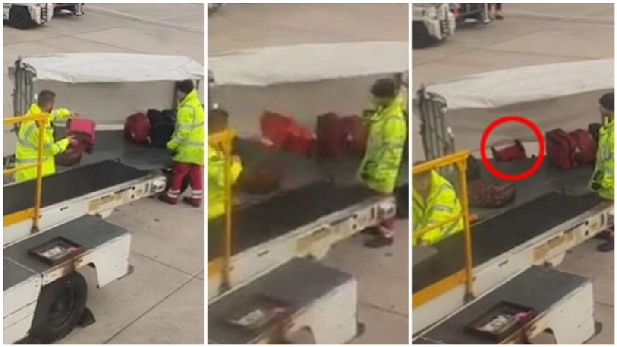  ผู้โดยสารช็อกอัดคลิปพนง.สนามบินโยนกระเป๋ากระเด็นกระดอน 