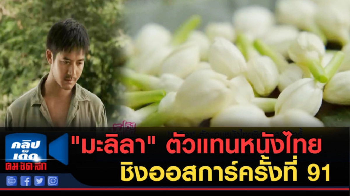 (คลิปข่าว) "มะลิลา" ตัวแทนหนังไทยชิงออสการ์ครั้งที่ 91 (คลิปข่าว) "มะลิลา" ตัวแทนหนังไทยชิงออสการ์ครั้งที่ 91