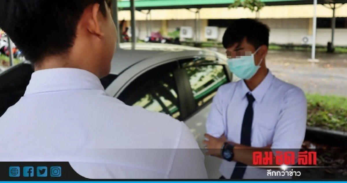 หนุ่มนักศึกษาถูกขับรถพุ่งชนกลางไฟแดงยังผวา