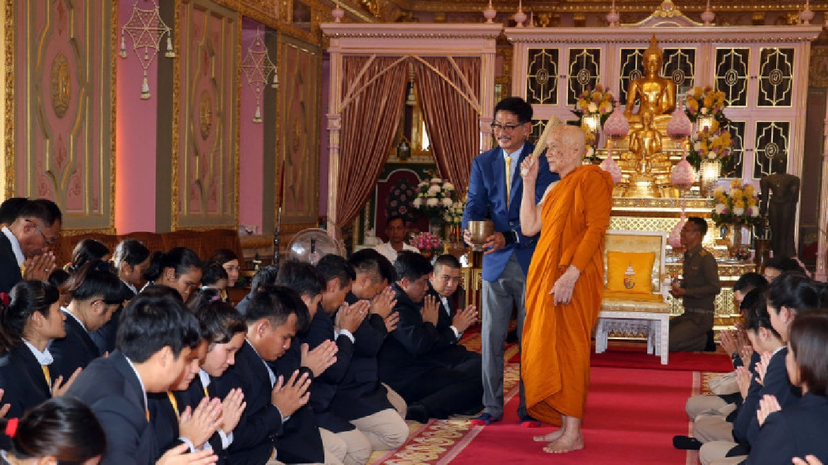 นักกีฬาพาราไทย เข้ารับพร "สมเด็จพระสังฆราช"