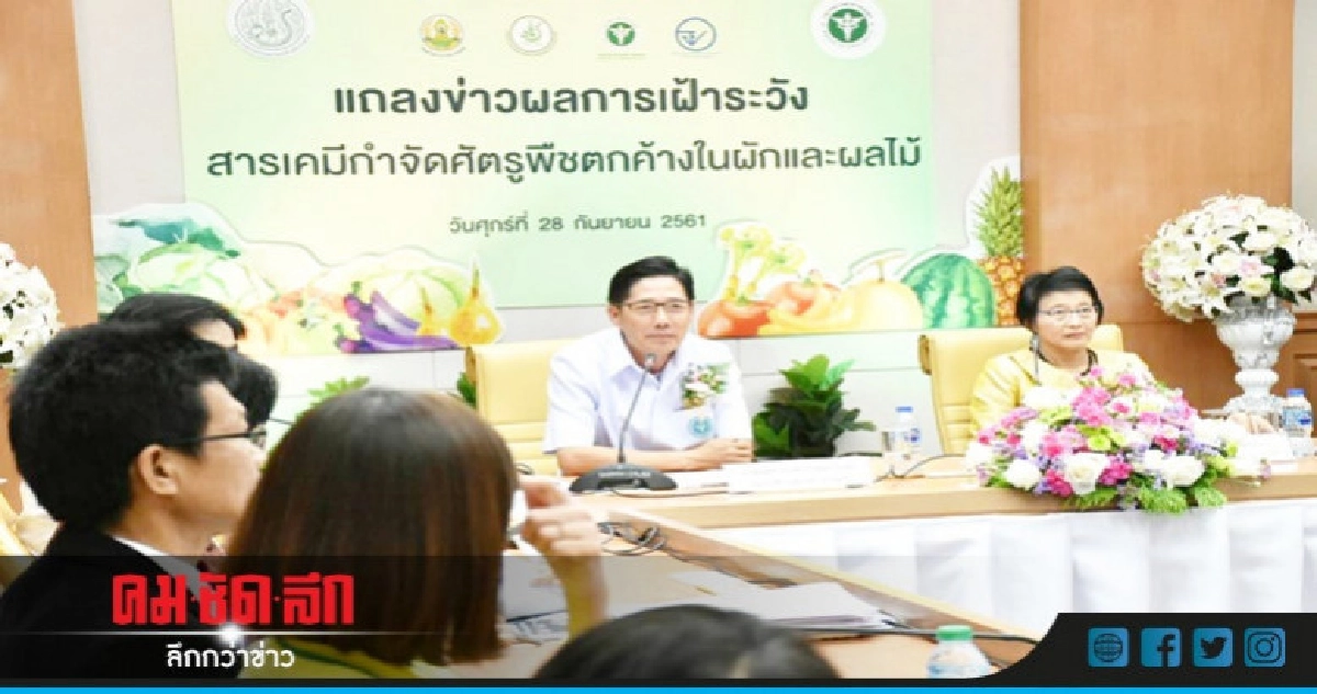 ขู่ ! เพิกถอนGAPเคมีตกค้างผัก-ผลไม้ ขู่ ! เพิกถอนGAPเคมีตกค้างผัก-ผลไม้