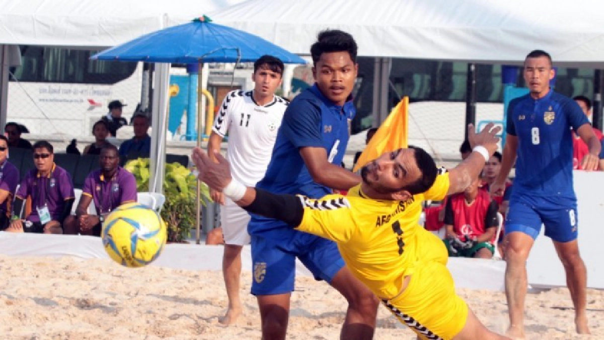 แข้งชายหาดไทย ทุบ อัฟกานิสถาน 4-1 แข้งชายหาดไทย ทุบ อัฟกานิสถาน 4-1