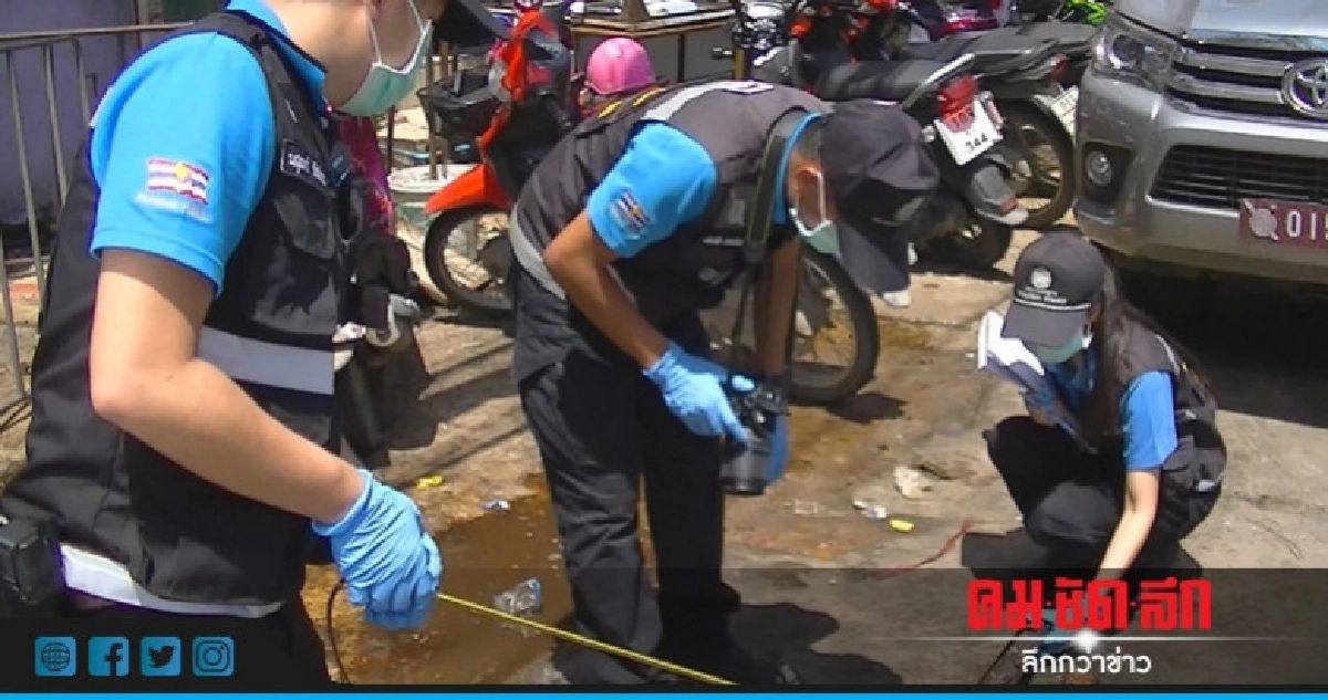 พุ่งปมไฟฟ้าลัดวงจรไหม้ตึกแถวตลาดสดพาเจริญเสียหาย 30 ล้าน