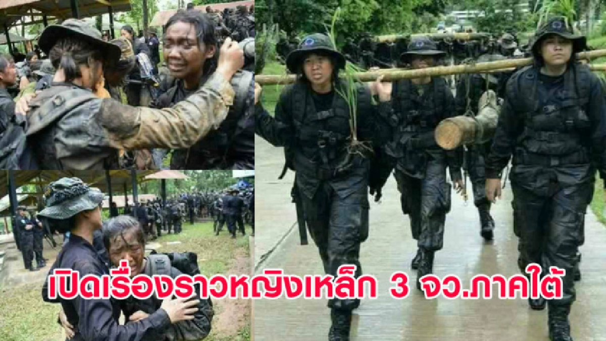 เปิดเรื่องราวหญิงเหล็ก 3 จว.ภาคใต้ ฝึกหนักปกป้องแผ่นดินไทย เปิดเรื่องราวหญิงเหล็ก 3 จว.ภาคใต้ ฝึกหนักปกป้องแผ่นดินไทย