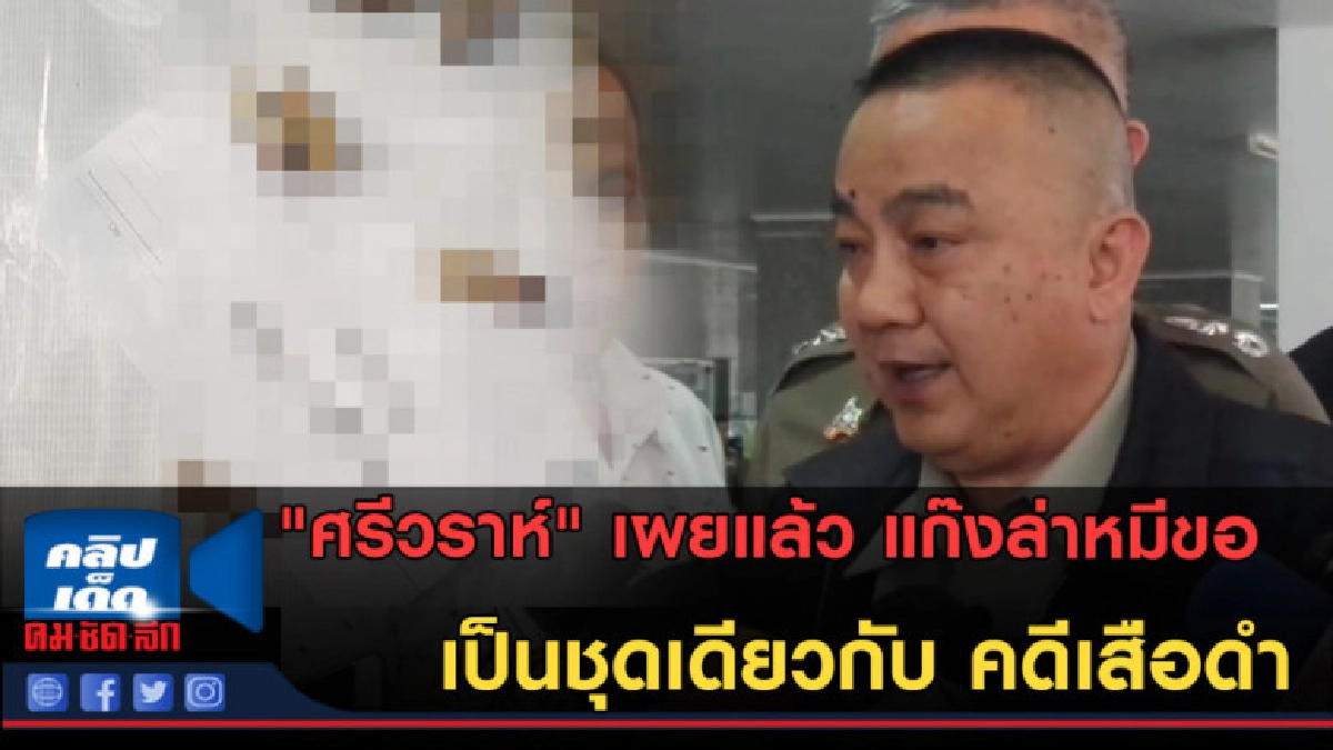 (คลิปข่าว) จะรอดคดีอีกหรือไม่! ศรีวราห์ เผยแล้ว แก๊งล่าหมีขอ (คลิปข่าว) จะรอดคดีอีกหรือไม่! ศรีวราห์ เผยแล้ว แก๊งล่าหมีขอ