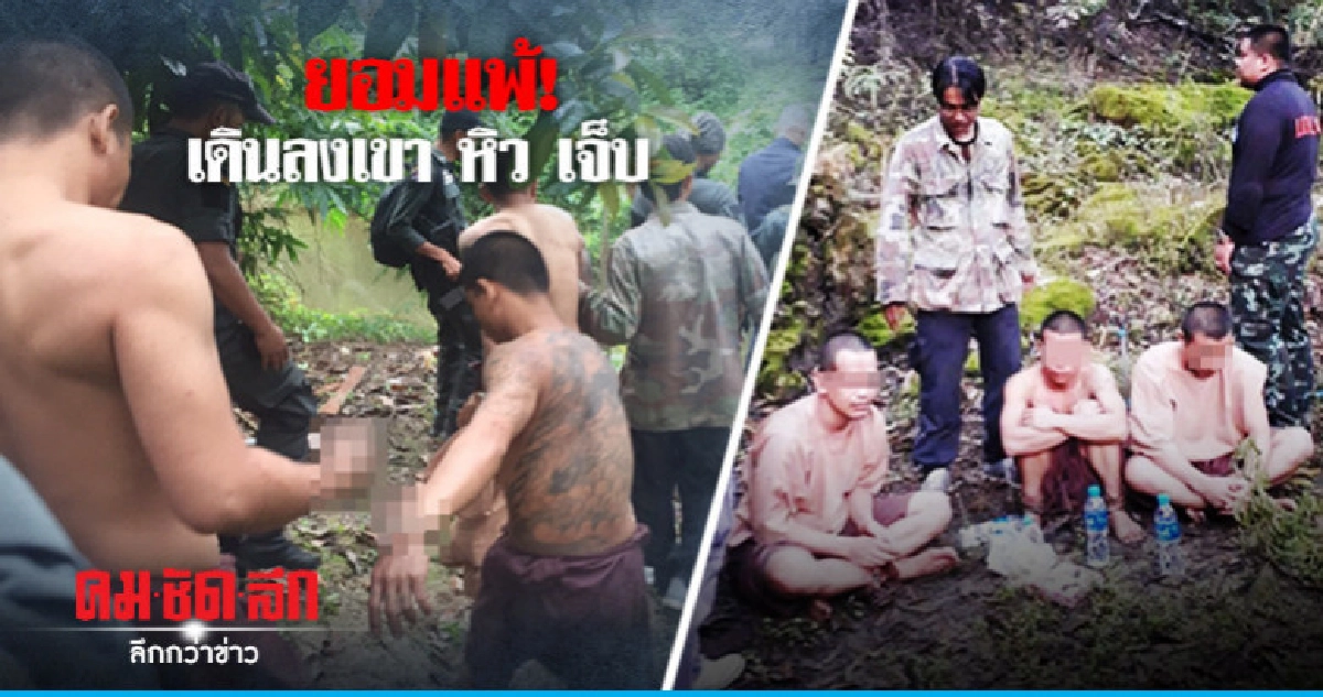 3 ผู้ต้องขังแหกศาล 'หิว-เจ็บ' ยอมมอบตัว! 