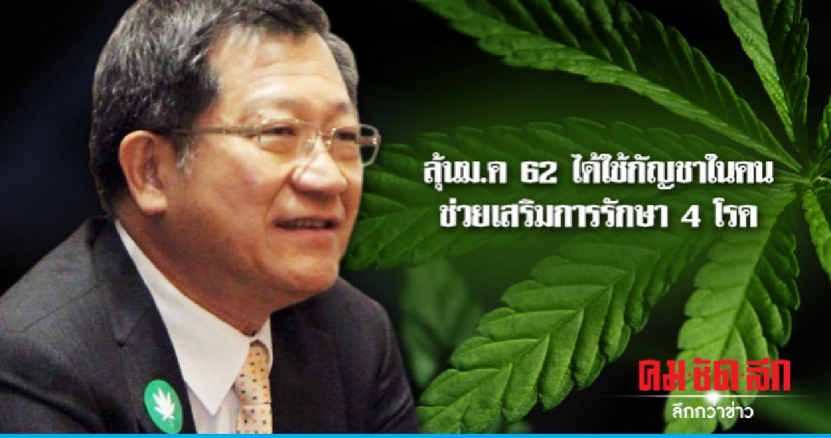 ลุ้น ม.ค62 ได้ใช้'กัญชา'ในคนช่วยเสริมการรักษา4โรค