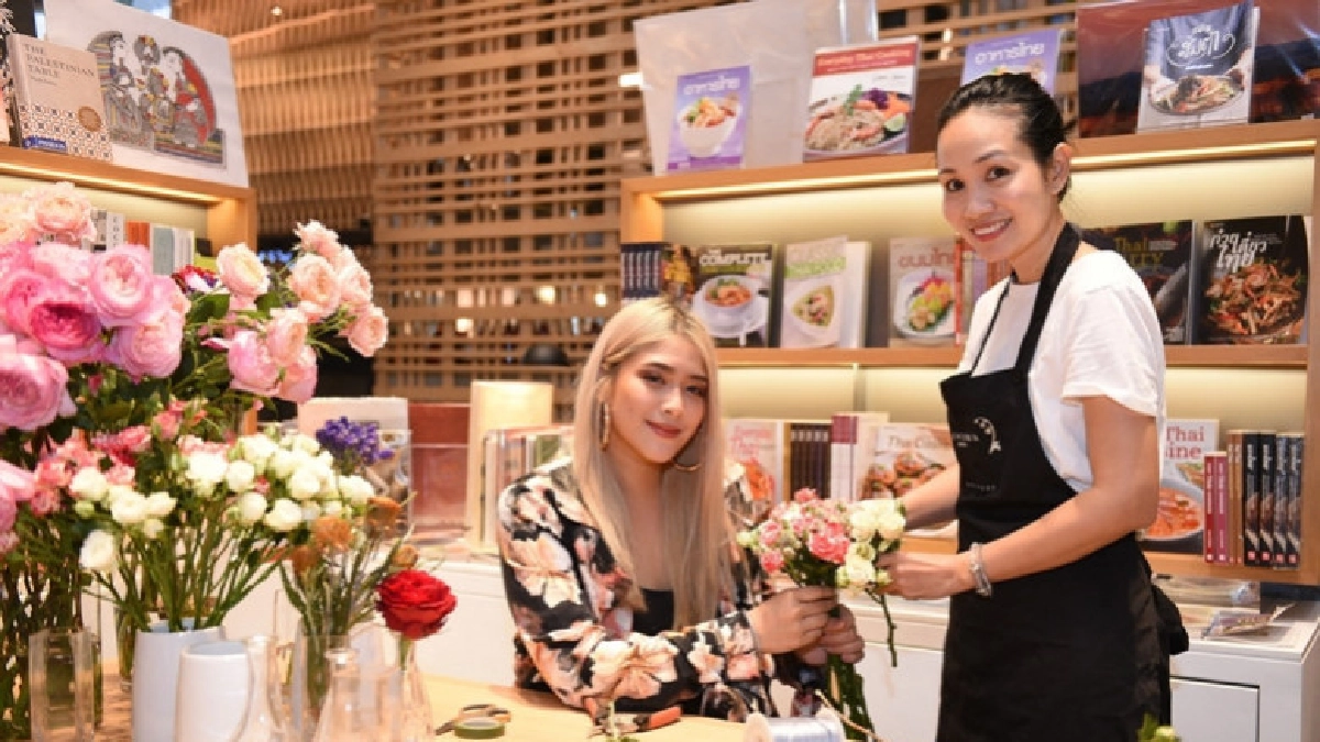 เซเลบสาวเวิร์กช็อปดอกไม้นานาพรรณ