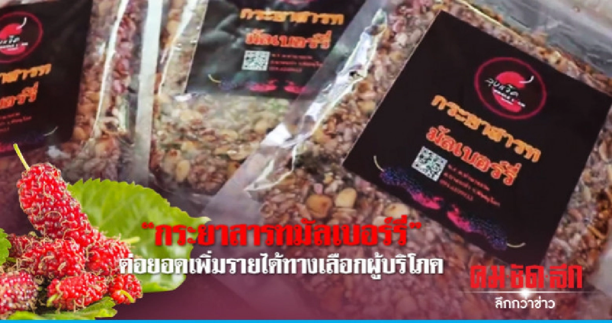 "กระยาสารทมัลเบอร์รี่" เจ้าแรกในประเทศไทย "กระยาสารทมัลเบอร์รี่" เจ้าแรกในประเทศไทย