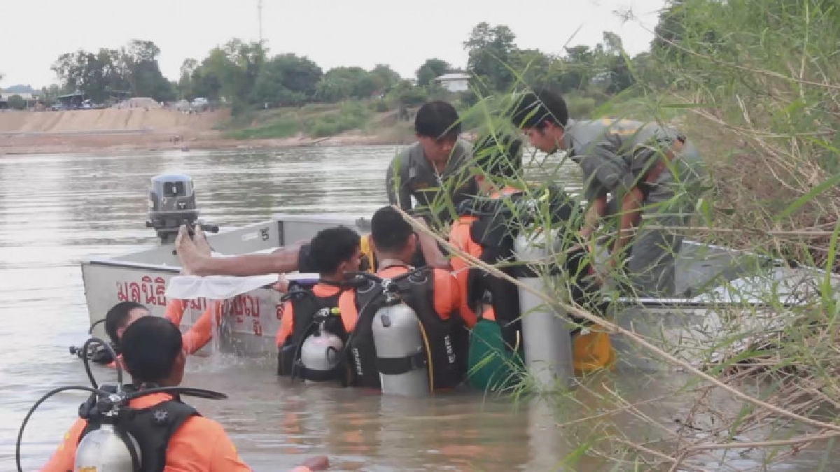  นักตกปลาตกใจสุดขีดหนุ่มใหญ่เดินลงแม่น้ำเจ้าพระยาจมดิ่งดับ