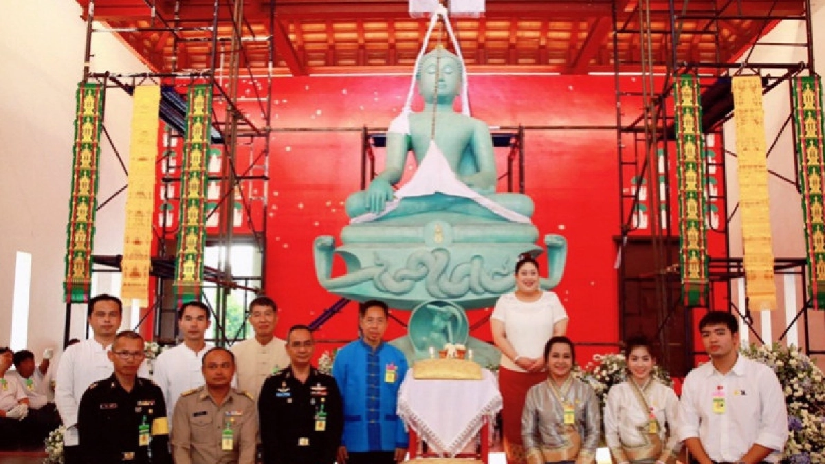 พระองค์เจ้าสิริภาฯ เสด็จพิธีบรรจุพระพิมพ์