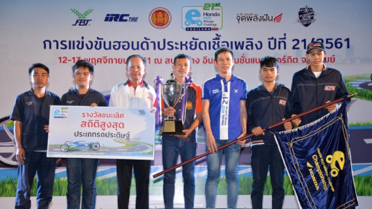 "สกลนคร"คว้าแชมป์ฮอนด้าประหยัดเชื้อเพลิงปีที่21 "สกลนคร"คว้าแชมป์ฮอนด้าประหยัดเชื้อเพลิงปีที่21