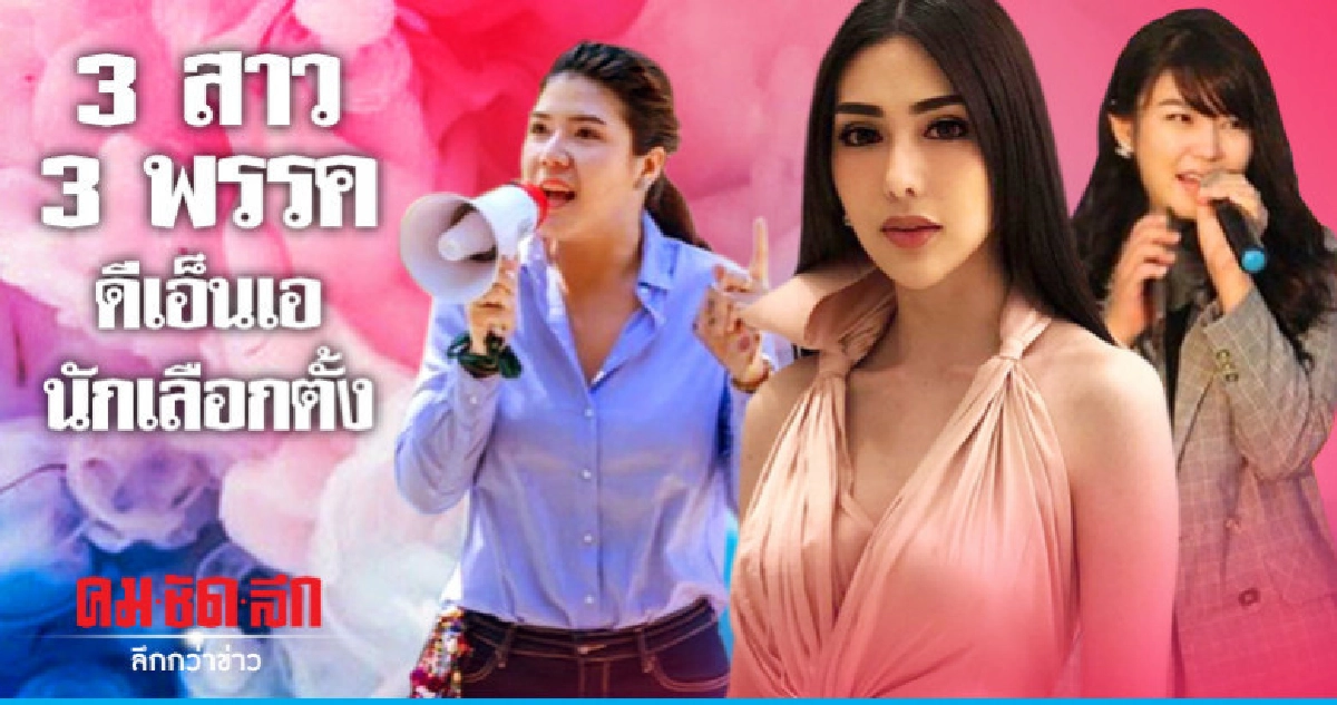 3 สาว 3 พรรคดีเอ็นเอนักเลือกตั้ง 3 สาว 3 พรรคดีเอ็นเอนักเลือกตั้ง