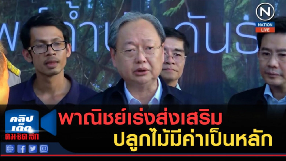 (คลิปข่าว) พาณิชย์เร่งส่งเสริมปลูกไม้มีค่าเป็นหลัก (คลิปข่าว) พาณิชย์เร่งส่งเสริมปลูกไม้มีค่าเป็นหลัก