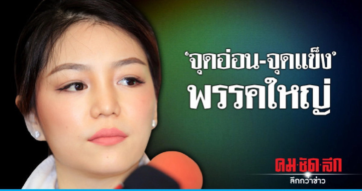 'จุดอ่อน-จุดแข็ง' พรรคใหญ่ 'จุดอ่อน-จุดแข็ง' พรรคใหญ่