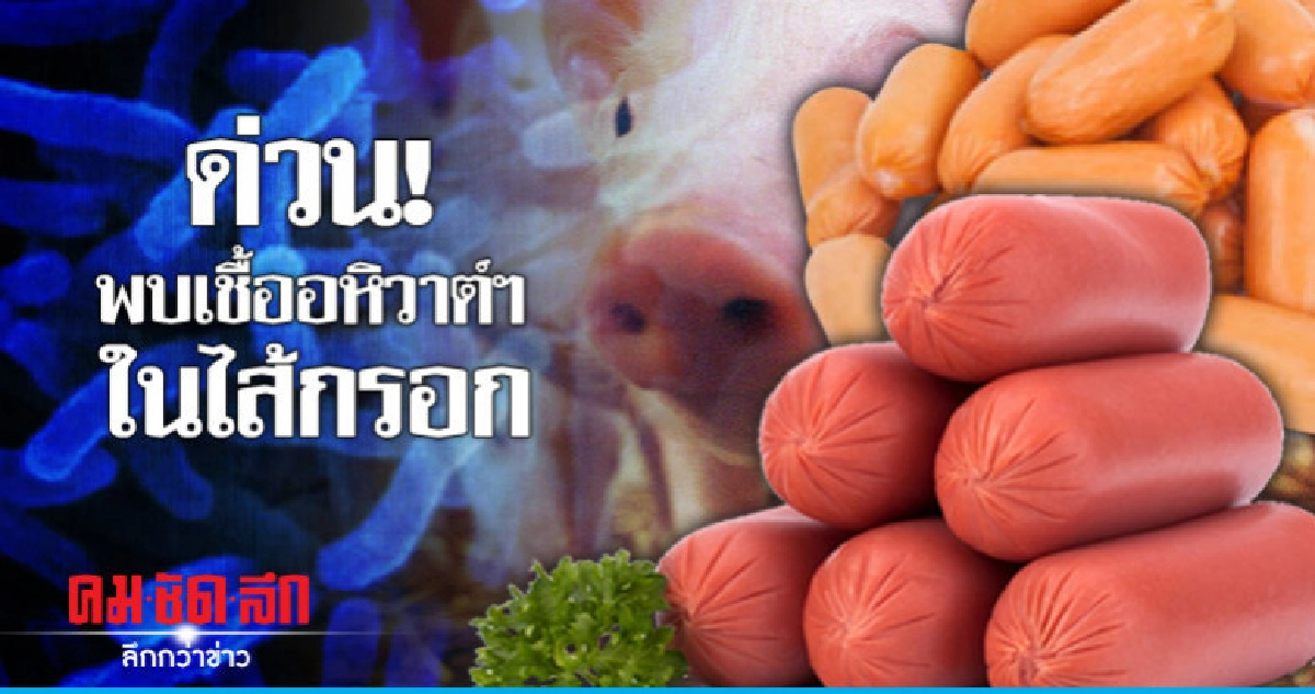 ด่วน ! พบเชื้ออหิวาต์ฯในไส้กรอก ด่วน ! พบเชื้ออหิวาต์ฯในไส้กรอก