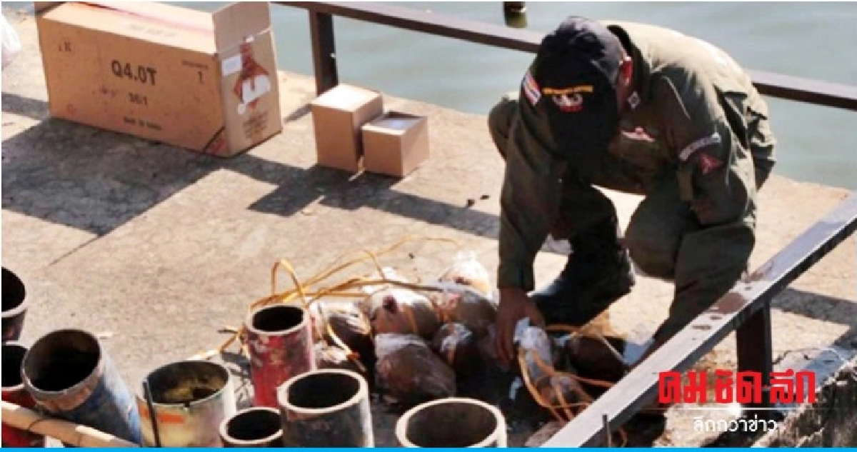 หน่วย EOD ลงพื้นที่ตรวจสอบพลุที่ยังไม่ระเบิดอีก 19 ลูก