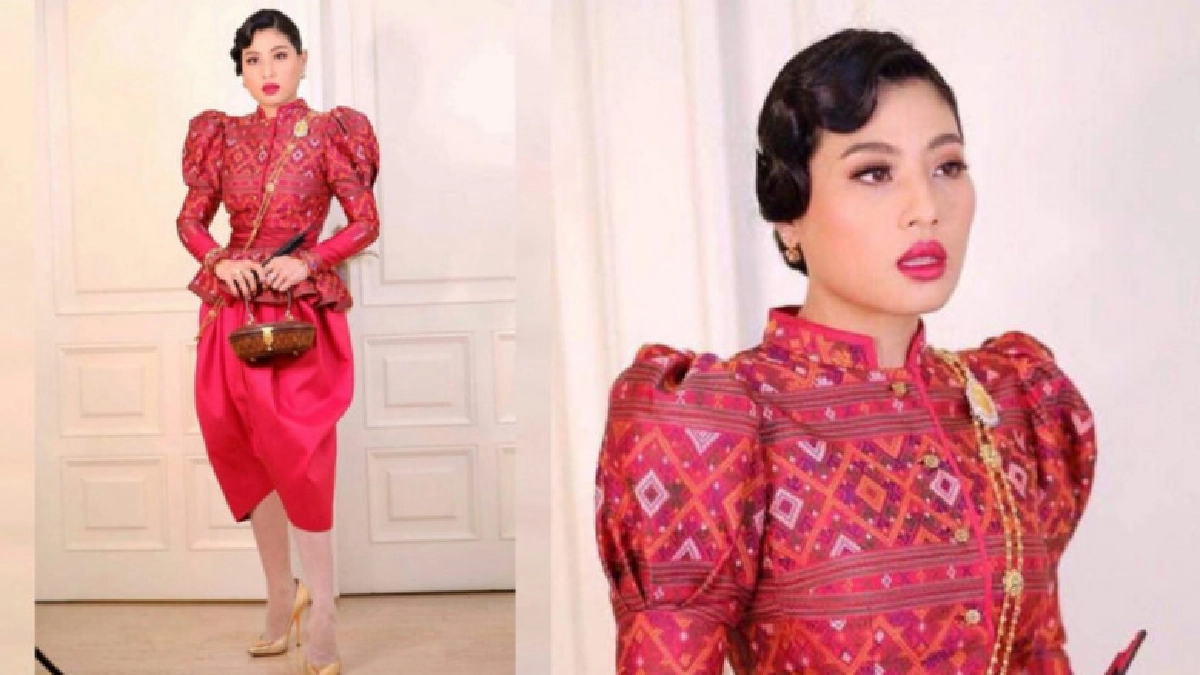 พระองค์หญิงฯ อวดโฉมฉลองพระองค์ผ้าไหมแพรวาตามรอยสมเด็จย่า