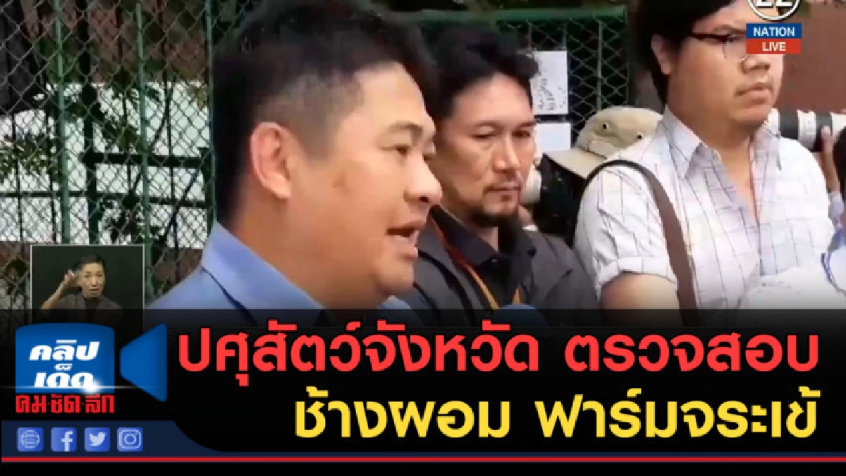 (คลิปข่าว) ปศุสัตว์จังหวัด ตรวจสอบฟาร์มจระเข้ (คลิปข่าว) ปศุสัตว์จังหวัด ตรวจสอบฟาร์มจระเข้