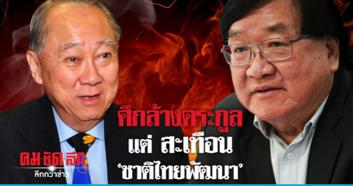ศึกล้างตระกูล แต่ สะเทือน "ชาติไทยพัฒนา"