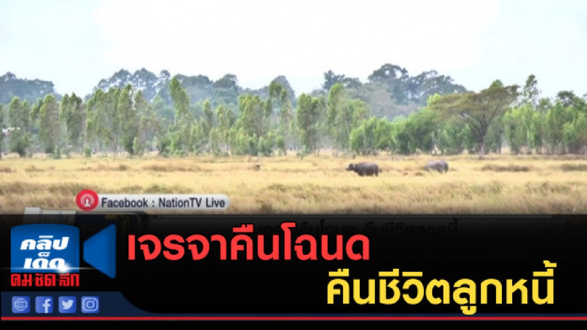 (คลิปข่าว) เจรจาคืนโฉนด คืนชีวิตลูกหนี้ (คลิปข่าว) เจรจาคืนโฉนด คืนชีวิตลูกหนี้