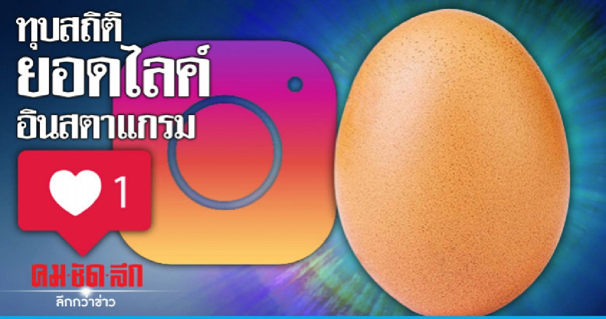 ไข่ใบนี้กลายเป็นภาพทุบสถิติยอดไลค์อินสตาแกรม ไข่ใบนี้กลายเป็นภาพทุบสถิติยอดไลค์อินสตาแกรม