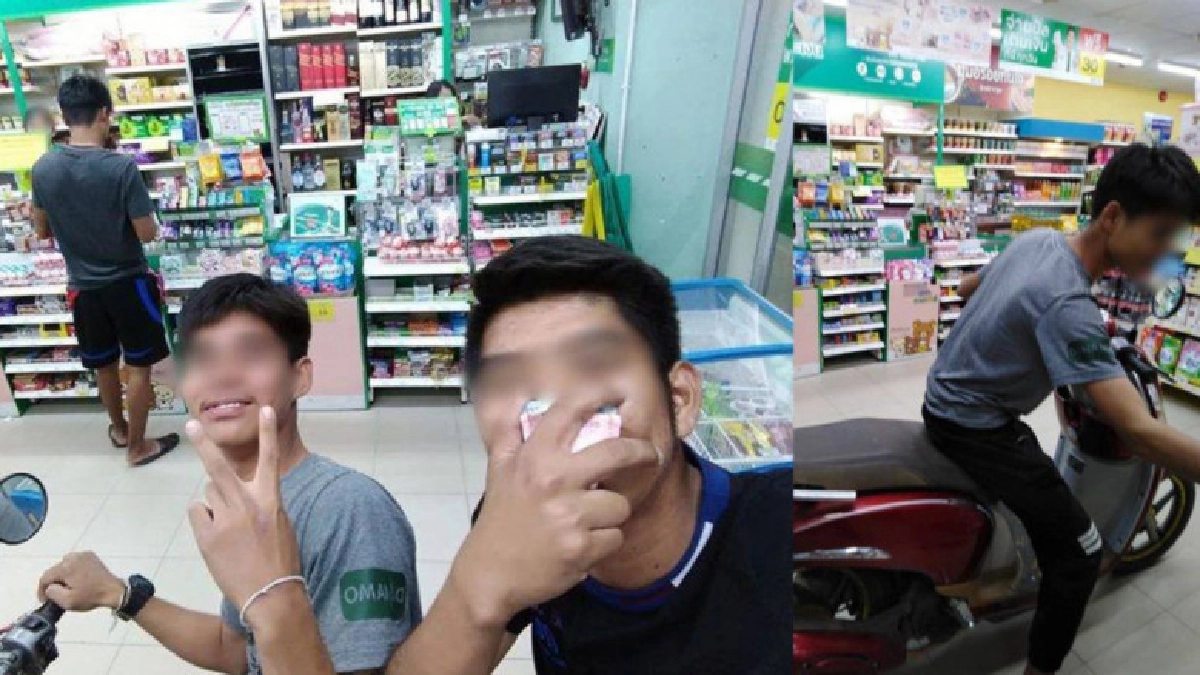 รุมจวก วัยรุ่นสุดคึกขับ จยย.เข้าไปป่วนในห้างโลตัส 