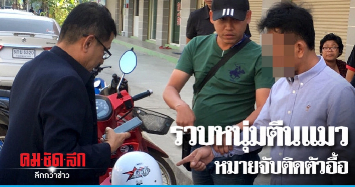 สืบโชคชัยรวบตีนแมวย่องงัดบ้าน สืบโชคชัยรวบตีนแมวย่องงัดบ้าน